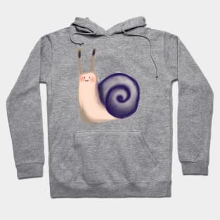 Cute Snail Drawing Hoodie